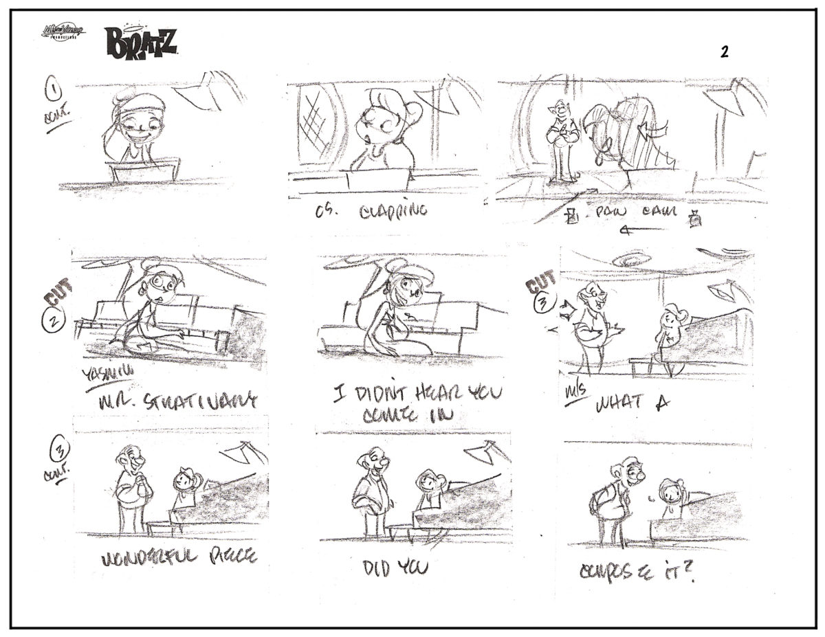Bratz Storyboards by Bert Ring